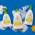 Babyganics Baby Shampoo + Body Wash 16 Fl Oz, Chamomile Verbena, Non-Allergenic, Tear-Free, Pump Bottle