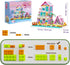 8+, Set 791pcs MindBox Girl Beach House Building Blocks Toys for Girls Age Seaside Villa Friends Building with Light