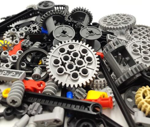 116 pcs Technical Gears Axle Pin Connectors, Wheels Connectors for Building Brick Accessories