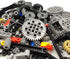 116 pcs Technical Gears Axle Pin Connectors, Wheels Connectors for Building Brick Accessories