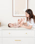 Cozy (31.5" 15.8" YACODAVO Wipeable Baby Changing Pad for Dresser and Table, Diaper Changing Pad with Waterproof