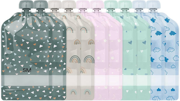 Simple Modern Reusable Baby Food Pouches for Toddlers | BPA Free Plastic,