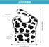 Bibs Cute Baby Stuff - 2 Packs for 6-24 Months, Waterproof Washable Fabric