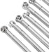 RC Tie Rod: 8PCS Metal Full Car Tie Rod for MN86 Series Model Upgrade, RC Car Parts, Silver
