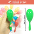 24pcs Mini Maracas for Kids, Mexican Fiesta Party Favors, Plastic Shakers for Birthday Supplies