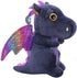 Dragon Stuffed Animal, Cute 10 inch Plush Doll Toy Gift for Girls Boys Christmas (Dragon Black)