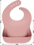 Silicone Bibs for Babies Toddler Girls Set of 3, Soft Adjustable Baby Bibs for Eating, BPA Free, Waterproof Bibs for Baby Feeding Essentials Baby Gifts