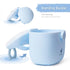 Termichy Portable Baby Formula Dispenser, 8.8OZ Milk Powder Container with Carry Handle and Scoop for Travel, Light Blue