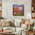 Bgraamiens 1000 Pieces Puzzle - Mosaic Art Flowers - Stained Glass Art Puzzle with Flowers, Impossible Color Challenge
