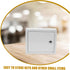 TOPPERFUN 4 Wall Mount Lockable Milk Box for Secure Waterproof Iron Milk Storage Organizer for Half-Gallon Bottles