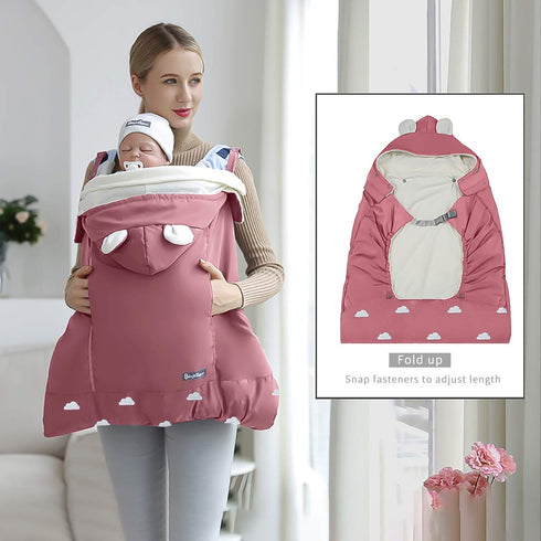 SONARIN Universal All Seasons Weather Cover for Baby Carrier,Cloak for Winter
