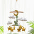 Forest Green Dragon Crib Mobile - Nursery Decor with Green Leaf Design
