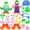 Ready 2 Learn Dough Character Accessories | Set of 52 | 21