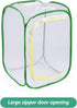 23.6" Large Butterfly Habitat Insect Cage, Caterpillars Enclosure with 6 Mesh Panels, 15.7 x 15.7 x 23.6 Inches