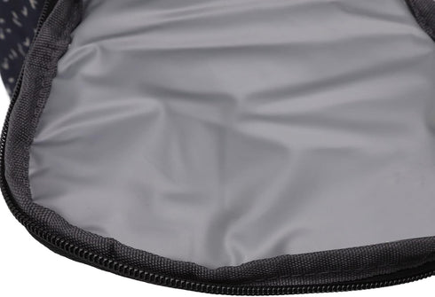 Dioche Baby Bottle Thermal Bag with Nylon Insulation - Insulated Tote Pouch for Outdoor Bottle Storage - Black