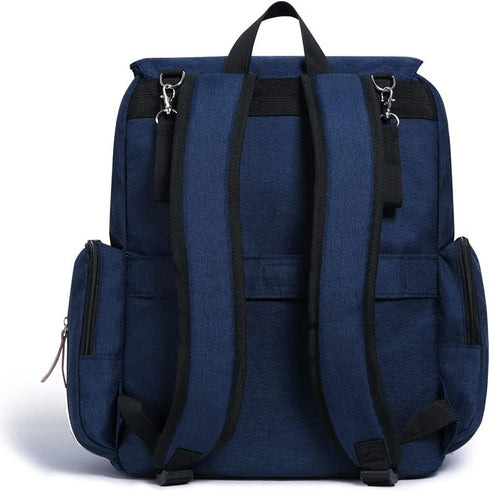 Land backpack diaper bag multi-function waterproof travel nappy bags insulated compartment pockets wipes pocket