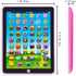 Interactive Kids Learning Pad/Tablet for Preschool Boys & Girls 3-8 Years Old (Pink) - Educational Toy with Music,
