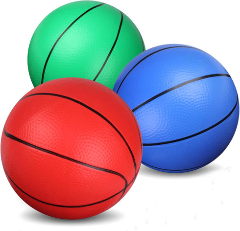 5 Inch Foam Mini Basketballs for Indoor Mini Hoops Set, Soft Squishy Balls, Great Sport Gift for Adults & Kids