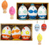 30 Pack White Plastic Eggs, Fake Easter Egg, Artificial Chicken for DIY Crafts, Painting, Party, Home Decor, Kids