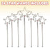 ArtCreativity Sparkly Star Wand, Bulk Pack of 24, 7.5 Inch Magic Toy Wands with Rhinestones, Princess Party Favors for