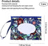 Tangseajiao 2 Pcs Protable Reusable Wipes Pouch, Travel Wipes Case, Baby Wipes Case, With Zipper and Oval Opening
