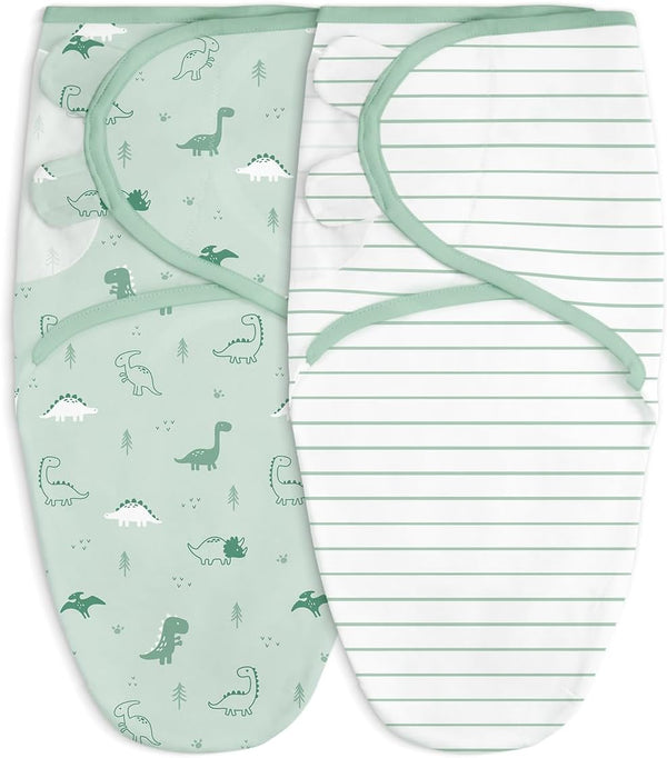 Baby Swaddle Blanket, 0-3 Months, Cotton Arm-in Sleep Sack, Wearable Blankets Wrap
