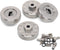 Stainless Steel Wheel Weights Hex Extended Adapter 5mm for AXIAL SCX24 Deadbolt C10 Jeep JLU Gladiator Bronco Upgrades