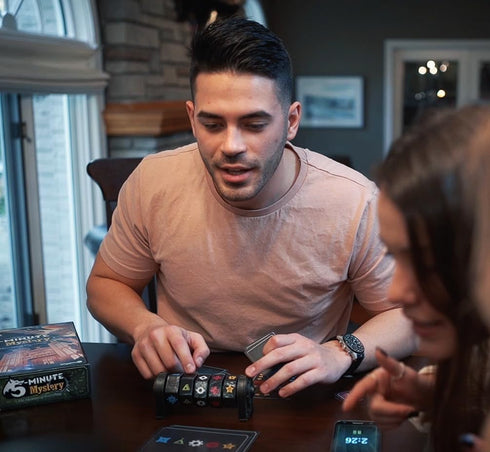 5-Minute 8+ 16 Mystery | A Fast-Paced, Real-Time Cooperative Detective Board Game for Families | Solve The Case Before