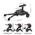 Leefngsun 55lbs Universal Stroller Board Buggy Board with Detachable Seat, Stroller Glider Board Suitable for Most
