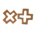 ARAKIERST 10pcs Organic Wood Cross Pure Natural Animal Shape Beech Wooden Handmade Grasping Pattern DIY Pacifier Chain