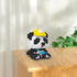 Larcele Micro Building Blocks Animal Set - DIY Mini 3D Building Toy Bricks, 378 Dots KLJM-10 (Spring Panda)