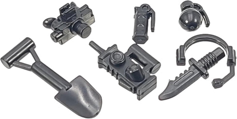 General Jim's Weapons Pack for Building Block Figures, Weapon Set for SWAT, Police or WW2 Brick Building