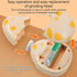 Generic Trimmer, Set 6 Baby Nail File Electric, Gentle Nail Baby Nail Clippers Grooming Kit Manicure for Infant Toddler