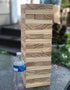 SPORT BEATS Medium Tower Game - Outdoor 54 Blocks Stacking Game with Carry Bag and Scoreboard Included