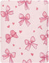 YETTASBIN Bow Pink Fitted Crib Sheet for Baby Boys Girls, Extra Soft Breathable