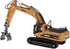 Gemini&Genius Heavy Metal Construction Vehicle Toys, 1/50 Scale Timber Grab Excavator, Engineering Alloy Models Gift