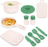 TYRY.HU 11Pcs BPA Free Kids Play Kitchen Accessories Toy, Silicone Pretend Play