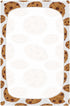 CHUROUSY 27x39 Inch Chocolate Cookies Pattern Crib Sheets for Boys Girl Cute Cookie Realistic Food Playard Sheets