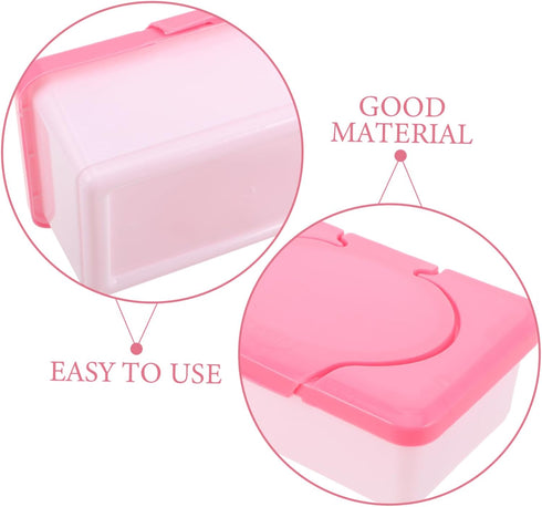 TOPPERFUN 1 80 PCS Wipes Dispenser Baby Wipe Holder Refillable WiPES Container with Lid Portable Diaper WIPe Box