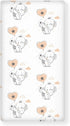 Winpema Elephant and Balloon Fitted Crib Sheet Elephants Baby Crib Sheet Fit Standard