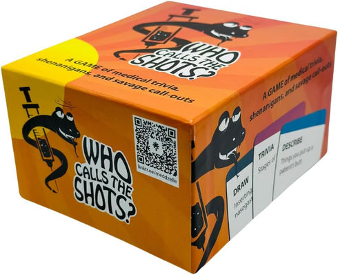 Generic 2024, Who Calls The Shots? Fun Card Game for Nurses, Medical Professionals, and Adults - Nurse Gifts