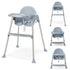 HONEY JOY Baby High Chair, 4 in 1 Convertible Highchair for Babies