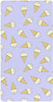 Jynexis Ice Cream Purple Pattern Baby Crib Sheets, Cotton Fitted Crib Sheet, Soft