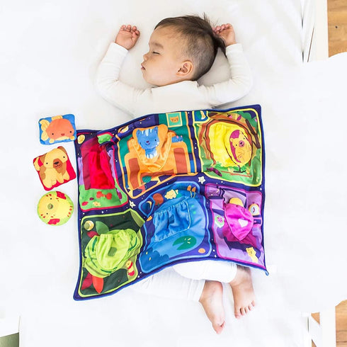 Educational Insights Bright Basics Snuggly Storybook Blanket, Toddler Toys for Ages 2+