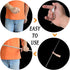OUERMAMA Silver Magic Cane Metal Appearing Cane with Video Tutorial and Gloves for Magic Tricks