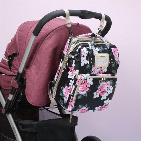 Backpack 3 1 GurZinn Diaper Bag with Changing Station, Foldable for Bady Toddler, in Large Capacity Newborn Essentials
