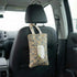 Quilted Baby Wipe Holder Quilted Wipe Pouch Portable Hanging Floral Wet Wipes Bag for Car, Stroller