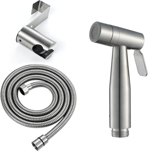 WIMPBLADB HandheldSprayer 2 Function Cloth Diaper Sprayer Brushed Stainless SteelSprayer for Toilet, with