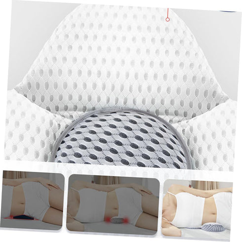 Ciieeo Waist Pillow for Pregnant Women Supportive Cushion for Side Sleeping Breathable Mesh Material for Lower Back