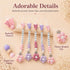 Customizable Silicone Pacifier Clip for Boys and Girls (Purple)